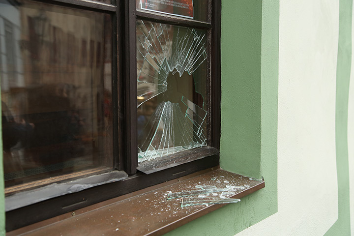 A2B Glass are able to board up broken windows while they are being repaired in Bridgnorth.